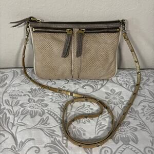 VTG FOSSIL Women’s Leather Crossbody Bag Purse Small Normcore Capsule Wardrobe